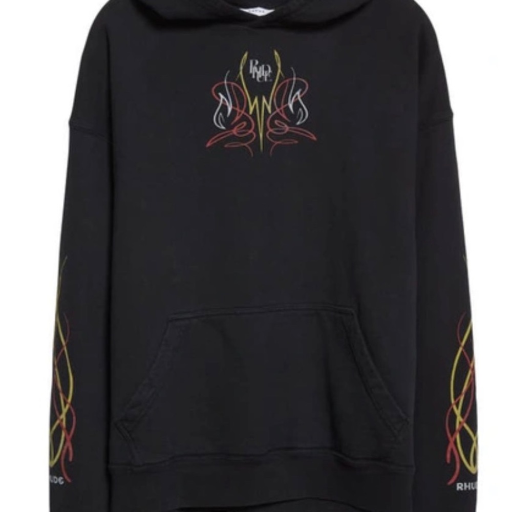 Rhude Hot Rod Hoodie in Black